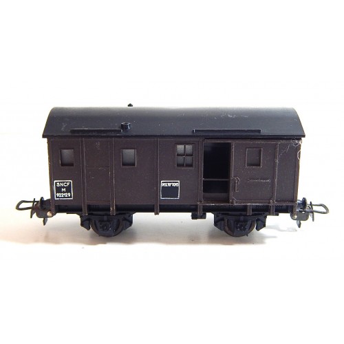 HORNBY WAGON COUVERT A ESSIEUX FIN CONVOIE SANS BOITE HO