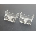 R 2695 DEUX VITRAGES ECLAIRAGE DE LOCOMOTIVE BB 15005 JOUEF HO