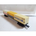 320486 LIMA WAGON PLAT 3 CONTENEURS HAPAG EN BOITE ECHELLE N 1/160