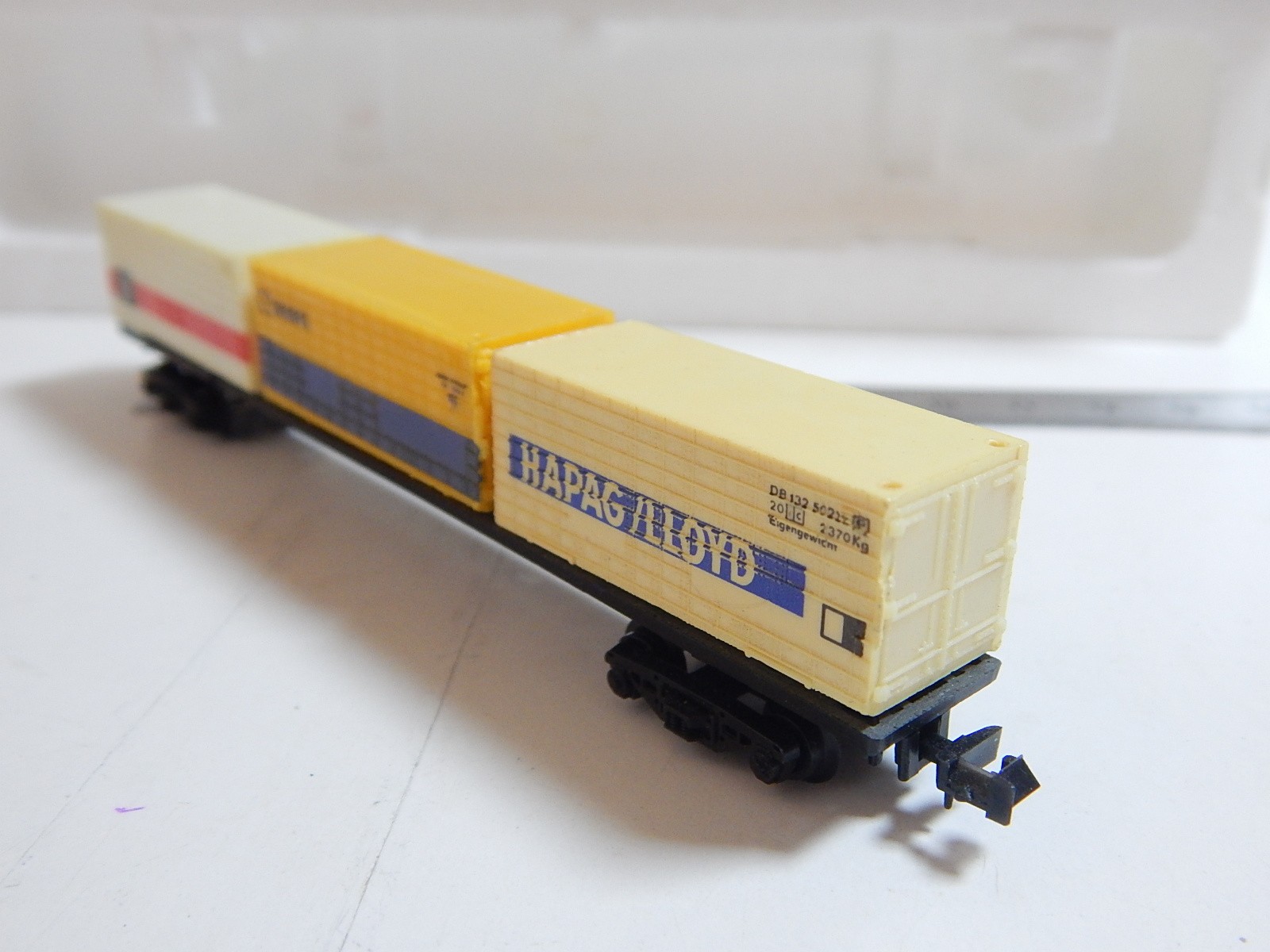 Wagon Plat Atlas DSEX Pour Conteneur - échelle N 1/160 - Neuf