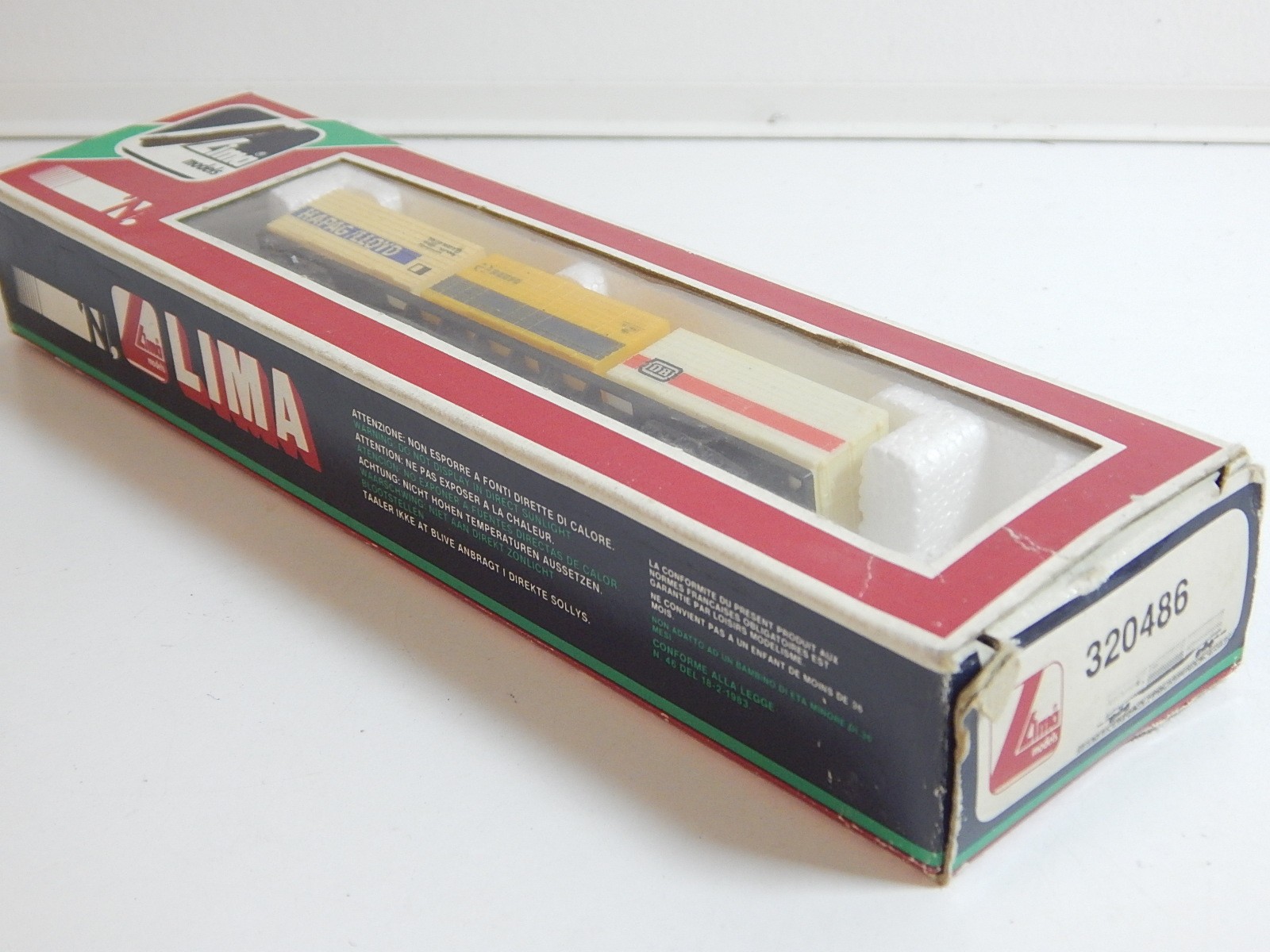 SA6 SNCF + 6 conteneurs CNC oranges - livrée brun UIC - H0