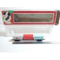 320487 LIMA WAGON PLAT 3 CONTENEURS SAE LAND EN BOITE ECHELLE N 1/160