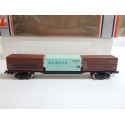 320485 LIMA WAGON PLAT 3 CONTENEURS CNC DANZAS EN BOITE ECHELLE N 1/160