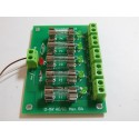 CC5036 - MODULE CARTE FUSIBLE 5 VOIES PROTECTION TRAIN TOUTES ECHELLES HO N O