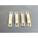 R 260 - LOT DE 4 BRIDES FINE DE FIXATION MOTEUR DE LOCOMOTIVE JOUEF - HO