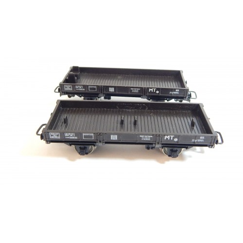 REF 16549 LOT DE DEUX WAGON MT GRUE COCKERILL MARRON FONCER HO