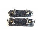 REF 16549 LOT DE DEUX WAGON MT GRUE COCKERILL MARRON FONCER HO