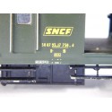 FOURGON D SNCF 4 PORTES MARQUE CLAREL HO SANS BOITE