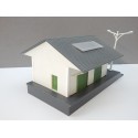JOUEF MAQUETTE HANGAR DEPOT MARCHANDISES EN BON ETAT + LAMPADAIRE HO