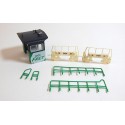 ROCO Ref 16602 LOT PIECES Y 8000 FRET CABINE ET REMBARDES COMPLETE HO