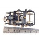 R 16611 UN BOGIE ROUES METAL BRUNIE GRUE COCKERILL JOUEF ATTELAGE PLASTIQUE HO