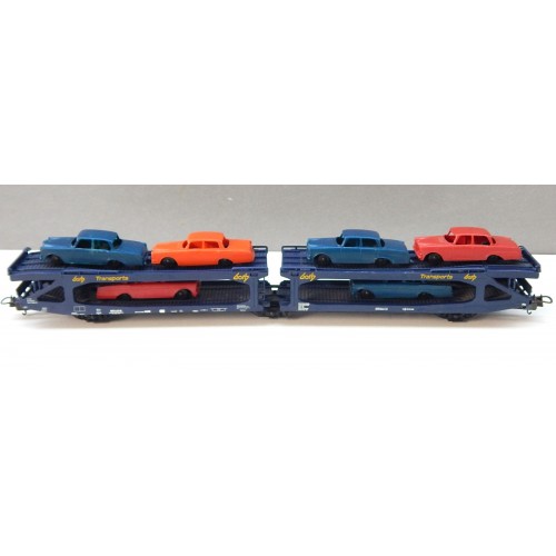 LIMA WAGON STVA BLEU AVEC VOITURE HO SANS BOITE