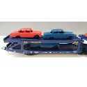 LIMA WAGON STVA BLEU AVEC VOITURE HO SANS BOITE