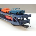 LIMA WAGON STVA BLEU AVEC VOITURE HO SANS BOITE