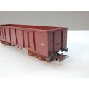 JOUEF WAGON TOMBEREAU MARRON A BOGIES A BORD HAUT SANS BOITE HO