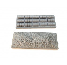 R 16671 - JOUEF 2 CHARGEMENT GRIS D'ORIGINE WAGON PLAT ET TOMBEREAU HO