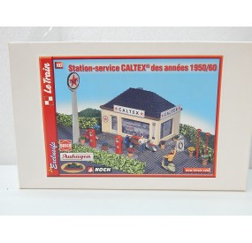 BUSCH NOCH AUHAGEN MAQUETTE STATION SERVICE CALTEX SERIE LE TRAIN HO