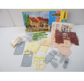 FALLER B 224 MAQUETTE 2 MAISONS JUMELLE EN BOITE A MONTE HO