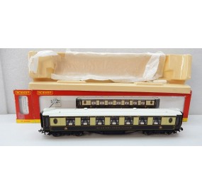R 4144 A HORNBY VOITURE PULLMANN CAR N° 34 THIRD CLASS ETAT NEUF EN BOITE HO