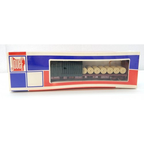 REF 6753 JOUEF WAGON DEMI BACHER A BOGIES HONEUF EN BOITE BBR SOUS BLISTER