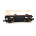 JOUEF WAGON PLAT A BOGIES HO EN BOITE ROUGE REF 6520 B
