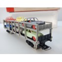 REF 640 JOUEF WAGON STVA NOIR AVEC 6 VOITURES HO EN BOITE ROUGE N°2