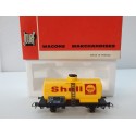 Ref 6307 JOUEF WAGON CITERNE JAUNE SHELL ETAT NEUF BOITE ROUGE HO