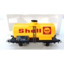 Ref 6307 JOUEF WAGON CITERNE JAUNE SHELL ETAT NEUF BOITE ROUGE HO