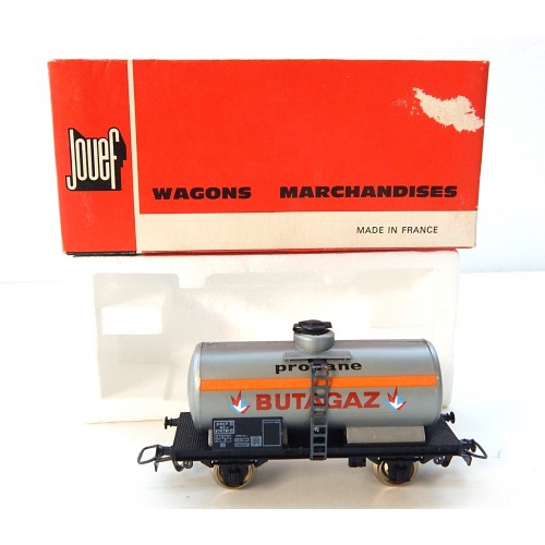 JOUEF 6370 WAGON CITERNE BUTAGAZ A ESIEUX HO EN BOITE ROUGE