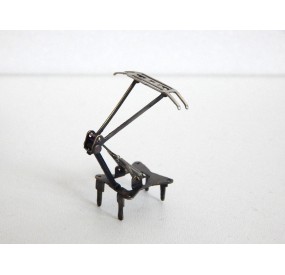 Réf 5675- PANTOGRAPHE UNIJAMBISTE EN METAL NOIR DOUBLE ARCHET JOUEF HO