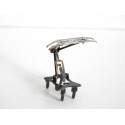 Réf 5675- PANTOGRAPHE UNIJAMBISTE EN METAL NOIR DOUBLE ARCHET JOUEF HO