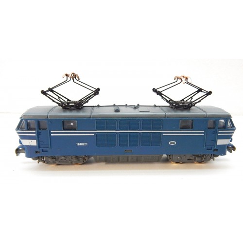 JOUEF HDI LOCOMOTIVE BB 160021 BELGE SNCB BLEU SANS BOITE HO