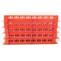 A007 LOT DE 5 AMENAGEMENTS ROUGE AVEC RAMBARDE DE VOITURE VOYAGEUR JOUEF HO