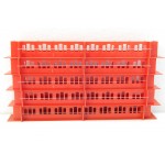 A 007 LOT DE 5 AMENAGEMENTS ROUGE AVEC RAMBARDE DE VOITURE VOYAGEUR JOUEF HO