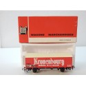 REF 6260 JOUEF WAGON COUVERT A ESSIEUX KRONENBOURG EN BOITE ROUGE HO