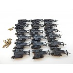 R 16785 - LOT DE 18 BOGIES VOITURE JOUEF ANCIENNE ATTELAGE A GRIFFES HO