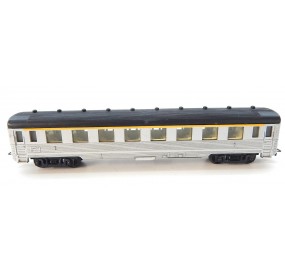 Réf 16788 JOUEF VOITURE INOX TOIT NOIR A8 myfi 1 CL SNCF HO SANS BOITE