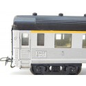 Réf 16788 JOUEF VOITURE INOX TOIT NOIR A8 myfi 1 CL SNCF HO SANS BOITE