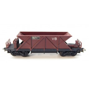 JOUEF UN WAGONS TREMIE VB MARRON A BOGIES HO SANS BOITE