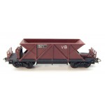 JOUEF UN WAGONS TREMIE VB MARRON A BOGIES HO SANS BOITE