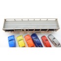 JOUEF WAGON STVA GRIS + 6 VOITURES JOUEF HO EN BON ETAT HO SANS BOITE