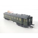 LILIPUT VOITURE ANCIENNE 2 CL SNCF A BOGIES HO EN BOITE CRISTAL REF 286