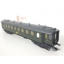 LILIPUT VOITURE ANCIENNE 2 CL SNCF A BOGIES HO EN BOITE CRISTAL REF 286
