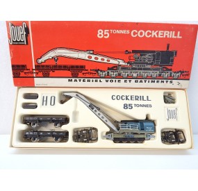 JOUEF COFFRET GRUE COCKERILL EN SUPERBE ETAT REF 663 HO BOITE ROUGE