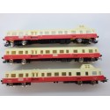 REF 7600 JOUEF AUTORAIL PICASSO COFFRET 3 ELEMENTS ETAT NEUF HO