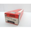 JOUEF WAGON COUVERT A BOGIES TYPE GAS HO ETAT NEUF EN BOITE ROUGE 6531
