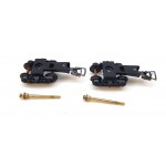 Réf 16923 GEGE LOT DE DEUX BOGIES AVEC VIS POUR VOITURE VOYAGEUR HO