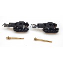 Réf 16923 GEGE LOT DE DEUX BOGIES AVEC VIS POUR VOITURE VOYAGEUR HO