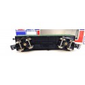 Réf 6500 JOUEF WAGON TOMBEREAU TP VERT BOGIES NOIR HO BOITE BBR