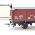 REF 6220 - JOUEF TOMBEREAU UIC SNCF EUROPE TOIT COULISSANT METAL EN BOITE BBR HO